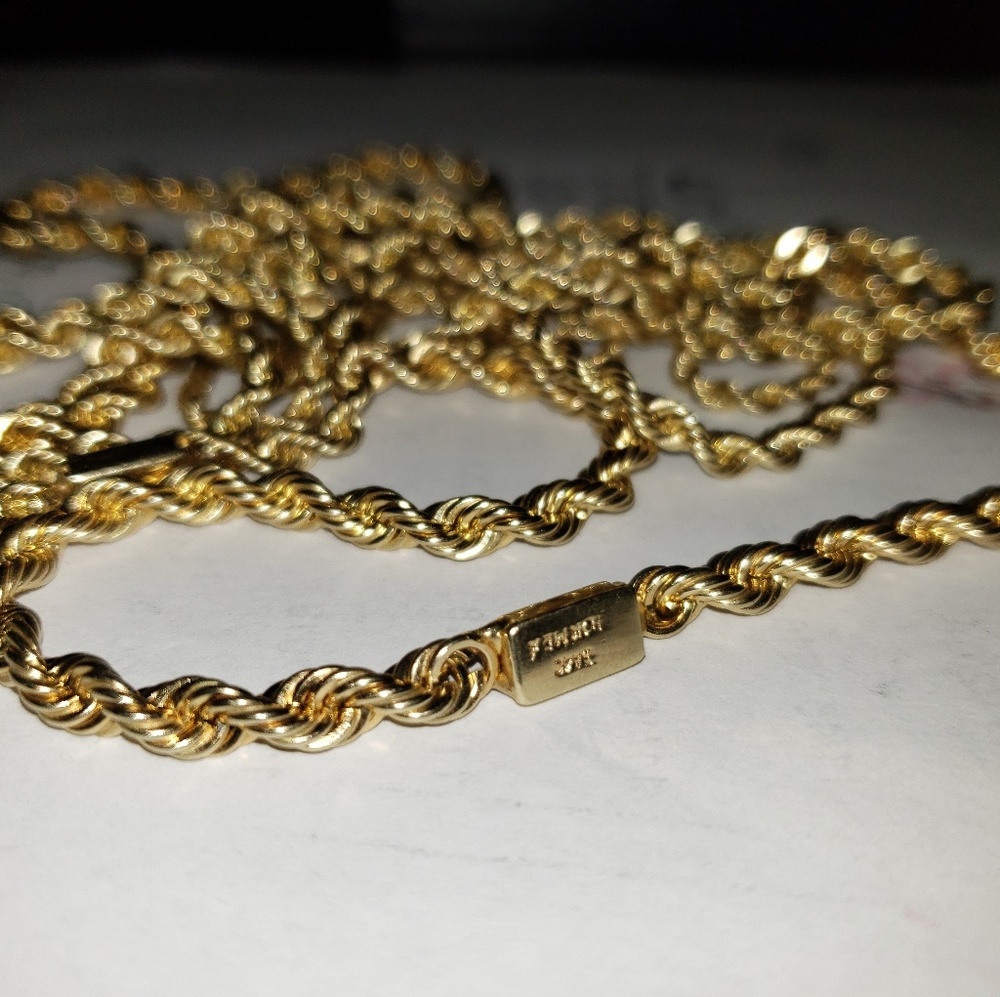 Gold Rope Chain (10kt) - Picture 3 of 8